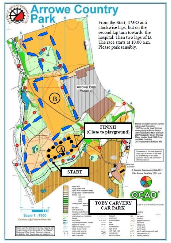 Arrowe Park Route