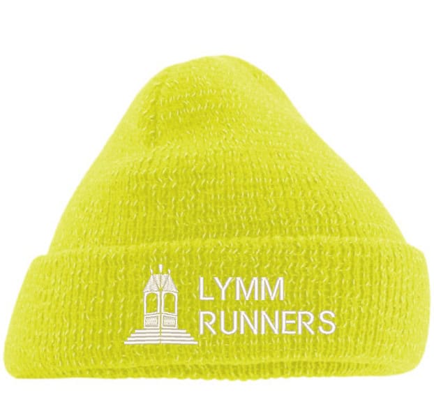 BEANIE-GREEN Beanie hat image with Lymm Runners club name