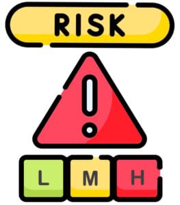 Risk assessment icon