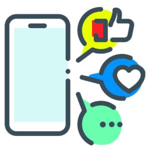 Social media apps icon